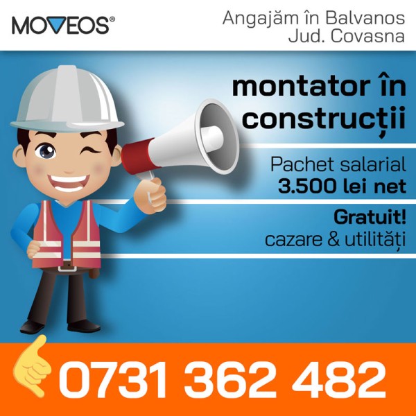 Montator în Construcții Balvanyos
