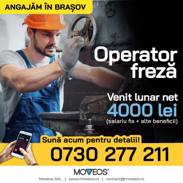 Operator Freză Brașov