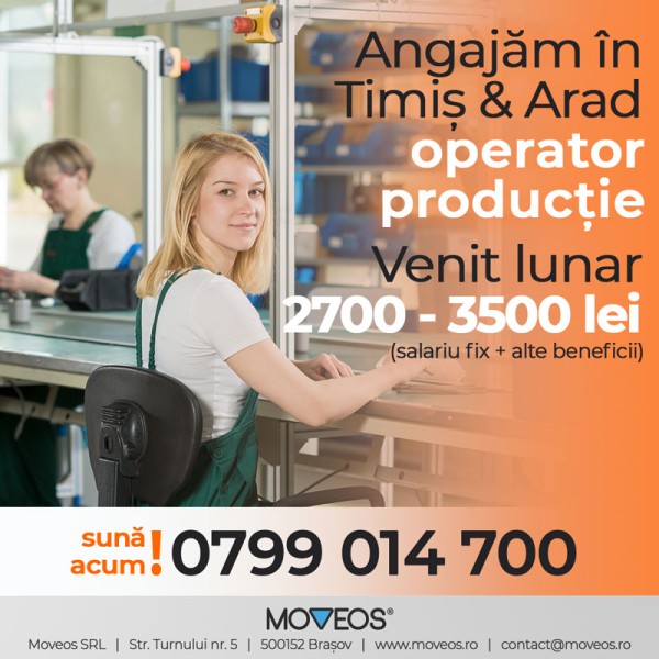 Operator Producție Timișoara